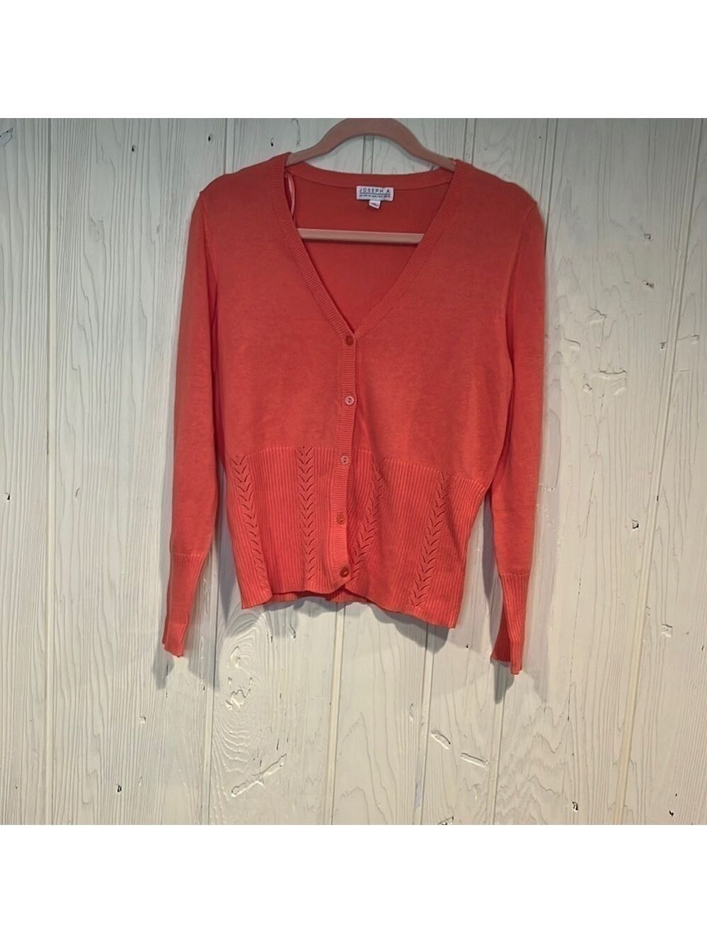 Joseph A Button Down Sweater Size Medium